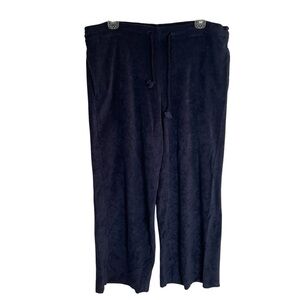 Free People Movement  Dark Blue Sweatpants with drawstring Size XS terry cloth